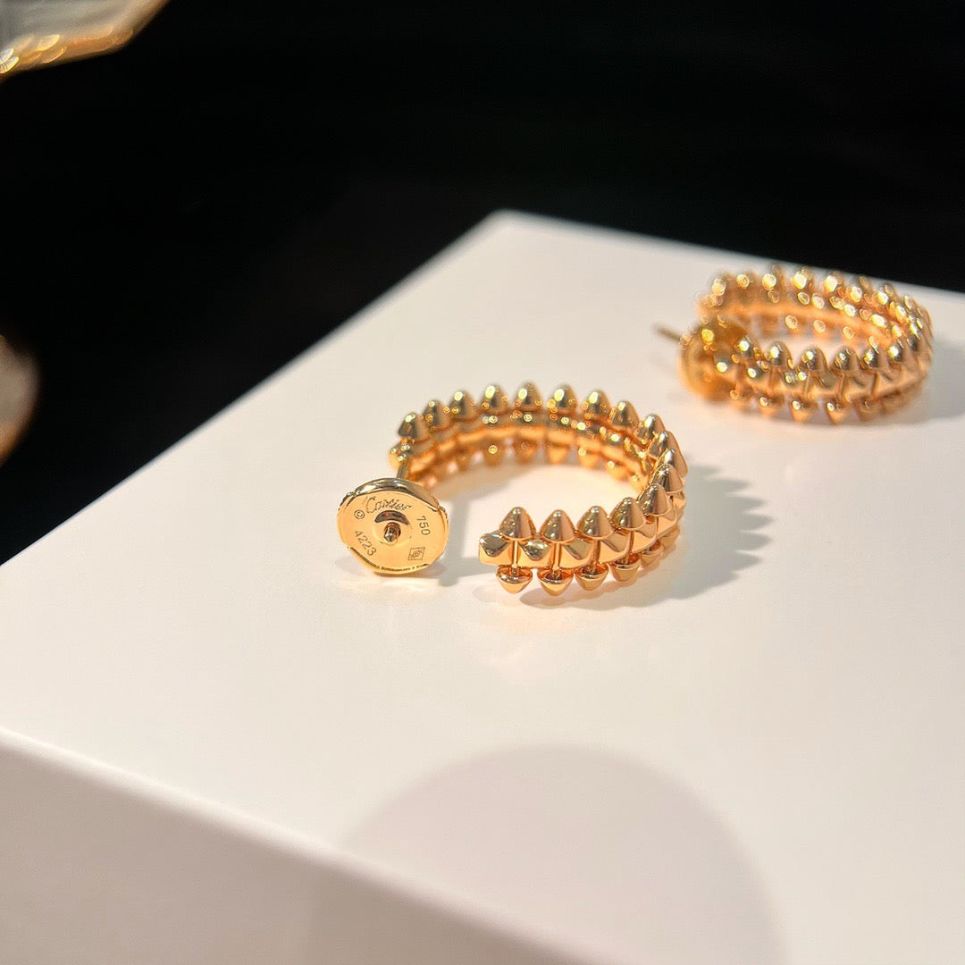 [⭐Renara]CLASH SMALL HOOP EARRINGS