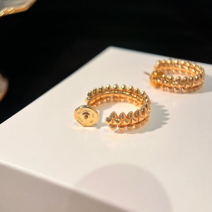 [⭐Renara]CLASH SMALL HOOP EARRINGS