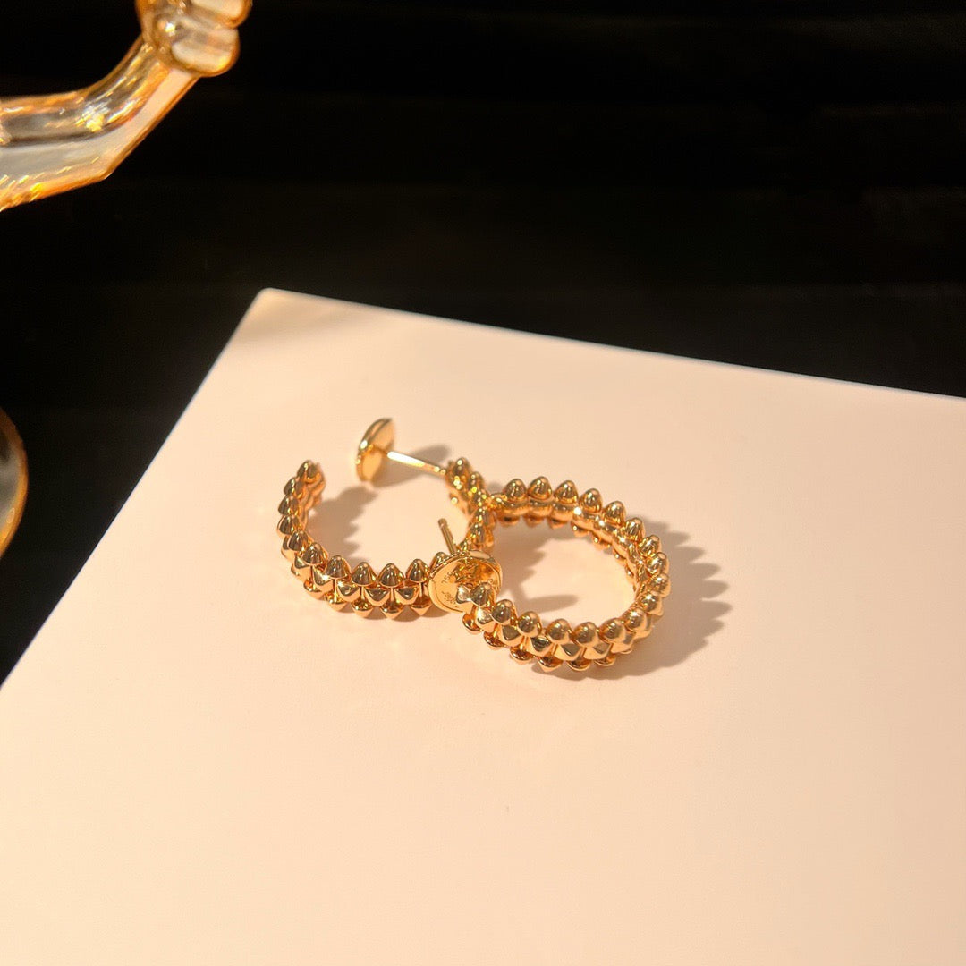 [⭐Renara]CLASH SMALL HOOP EARRINGS