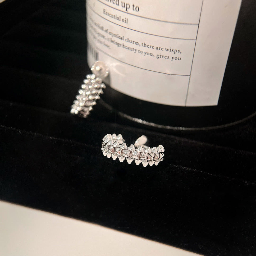 [⭐Renara]CLASH SMALL HOOP EARRINGS