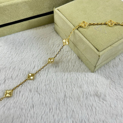 [⭐Renara]CLOVER 6 MOTIF DIAMOND BRACELET