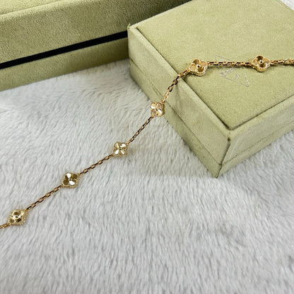[⭐Renara]CLOVER 6 MOTIF DIAMOND BRACELET