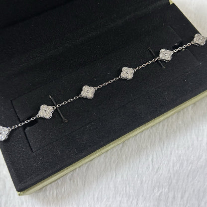 [⭐Renara]CLOVER 6 MOTIF DIAMOND BRACELET