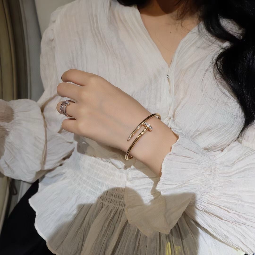 [⭐Renara]JUSTE BRACELET 3.5MM DIAMONDS