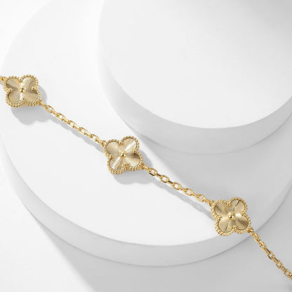 [⭐Renara]CLOVER 10 MOTIFS LASER NECKLACE