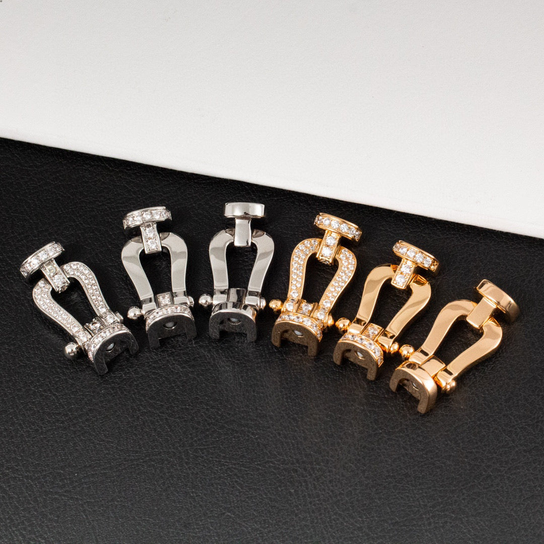 [⭐Renara]FORCE LARGE HORSESHOE NO DIAMOND BRACELET SILVER