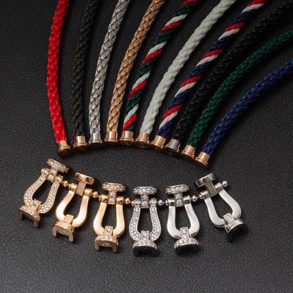[⭐Renara]FORCE LARGE HORSESHOE NO DIAMOND BRACELET SILVER
