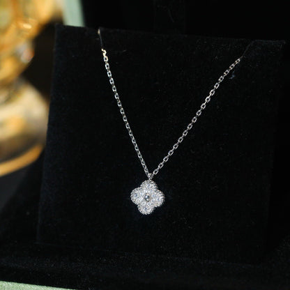 [⭐Renara]CLOVER MINI 9.5MM PENDANT DIAMOND NECKLACE