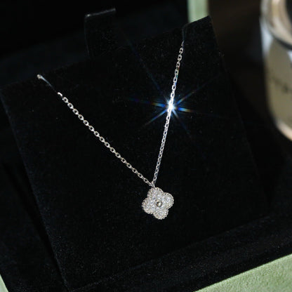 [⭐Renara]CLOVER MINI 9.5MM PENDANT DIAMOND NECKLACE