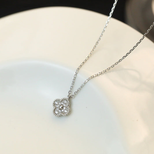 [⭐Renara]CLOVER MINI 9.5MM PENDANT DIAMOND NECKLACE