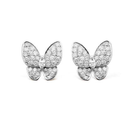 [⭐Renara]BUTTERFLY ALL DIAMOND EARRINGS