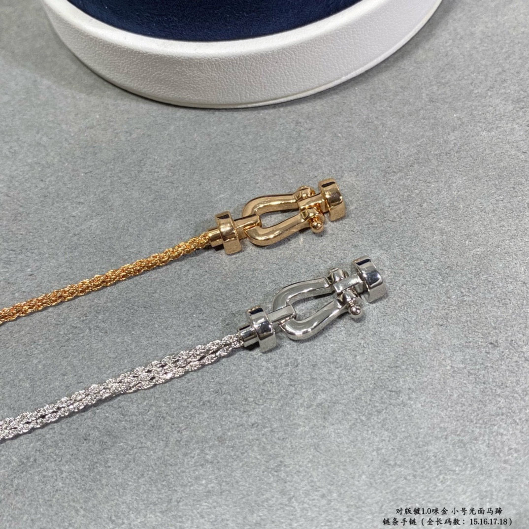 [⭐Renara]FORCE SMALL HORSESHOE  DIAMOND CHAIN ROPE BRACELET