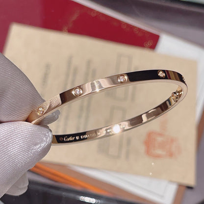 [⭐Renara]LOVE BRACELET 3.65MM 10 DIAMONDS