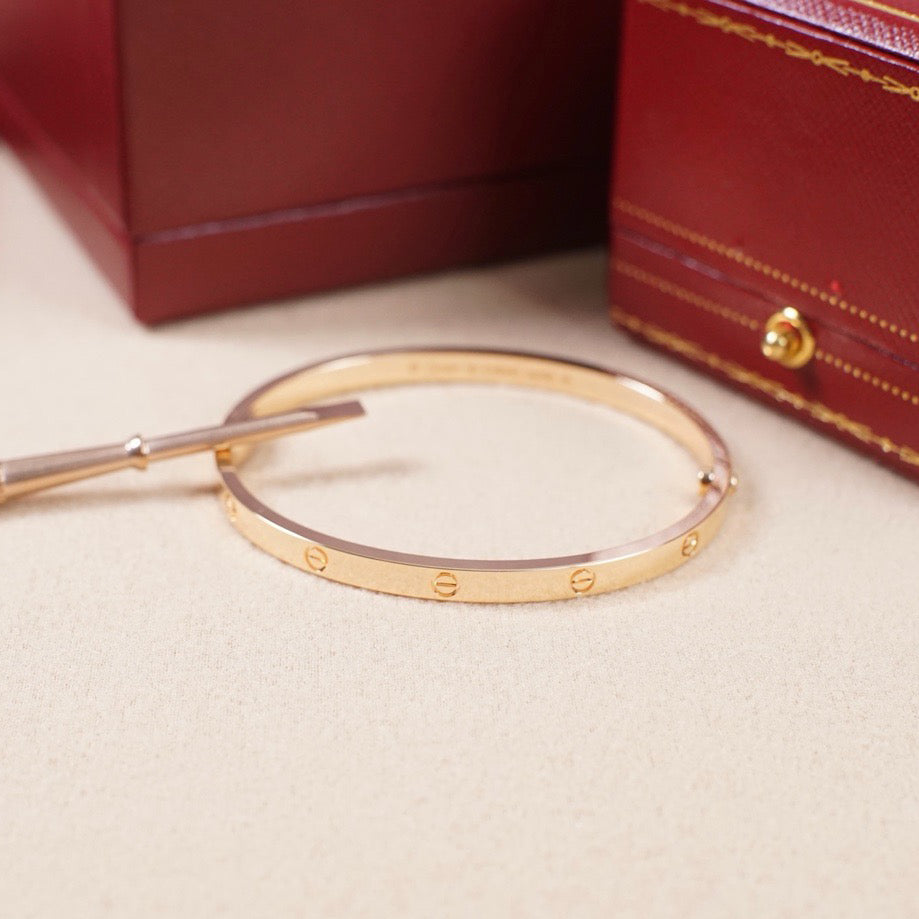[⭐Renara]LOVE BRACELET 3.65MM NO DIAMONDS