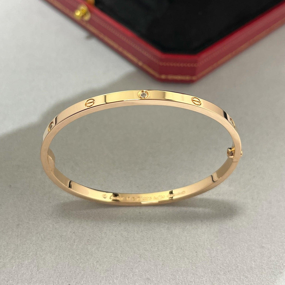 [⭐Renara]LOVE BRACELET 3.65MM 6 DIAMONDS