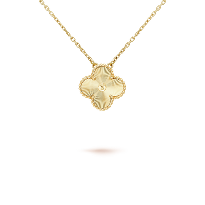 [⭐Renara]CLOVER 15MM LASER NECKLACE