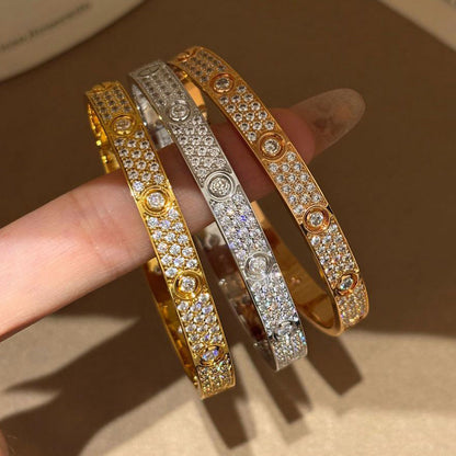 [⭐Renara]LOVE BRACELET 6.1MM DIAMOND-PAVED 10 BIG DIAMONDS