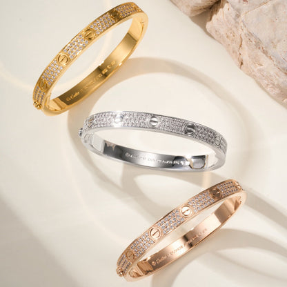 [⭐Renara]LOVE BRACELET 6.1MM DIAMOND-PAVED