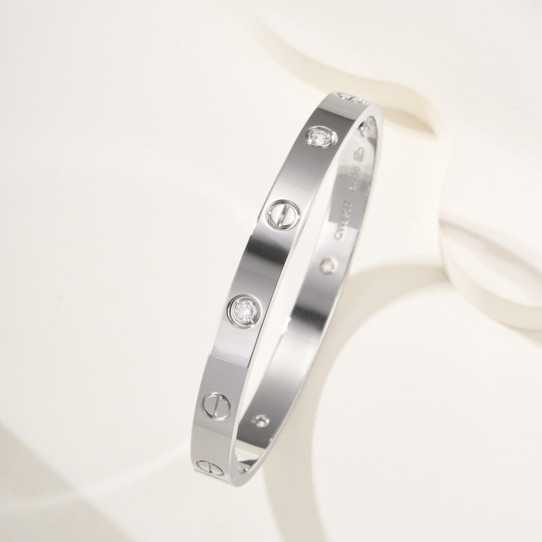 [⭐Renara]LOVE BRACELET 6.1MM 4 DIAMONDS