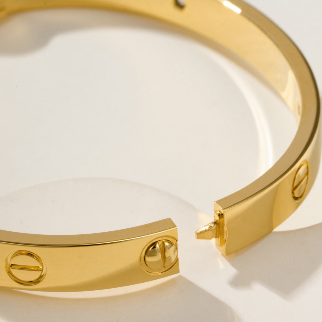 [⭐Renara]LOVE BRACELET 6.1MM 4 DIAMONDS