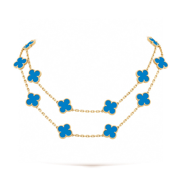 [⭐Renara]CLOVER 20 MOTIFS TURQUOISE GOLD