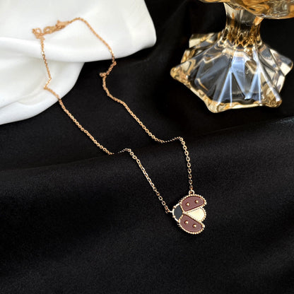 [⭐Renara]LUCKY  CARNELIANS LADYBUG NECKLACE