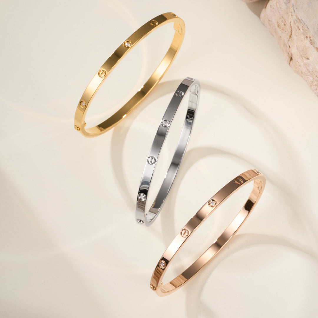 [⭐Renara]LOVE BRACELET 3.65MM 6 DIAMONDS