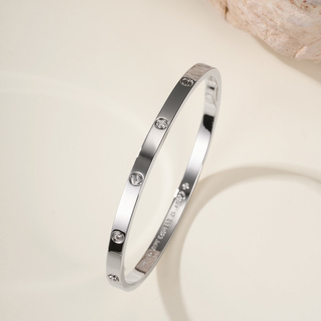 [⭐Renara]LOVE BRACELET 3.65MM 6 DIAMONDS