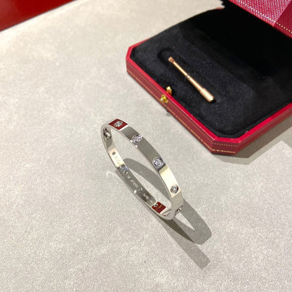 [⭐Renara]LOVE BRACELET 6.1MM 10 DIAMONDS