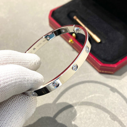 [⭐Renara]LOVE BRACELET 6.1MM 10 DIAMONDS