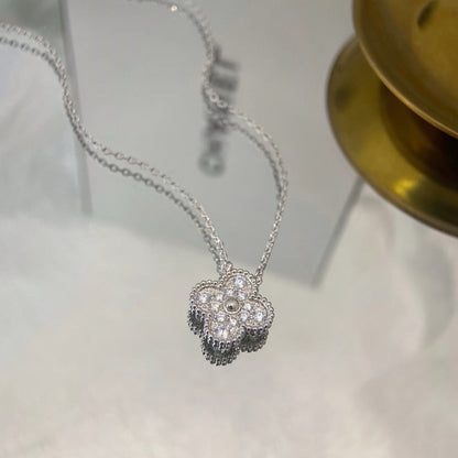 [⭐Renara]CLOVER 15MM DIAMOND SINGLE FLOWER NECKLACE