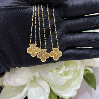 [⭐Renara]CLOVER 15MM LASER NECKLACE