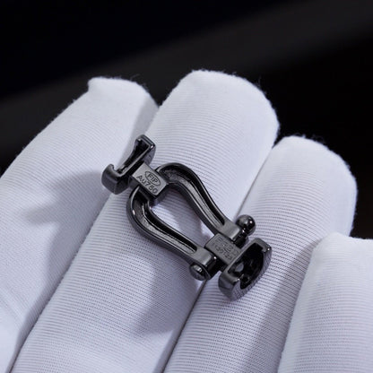 [⭐Renara]FORCE LARGE SERIES HORSESHOE BLACK SAMURAI BRACELET