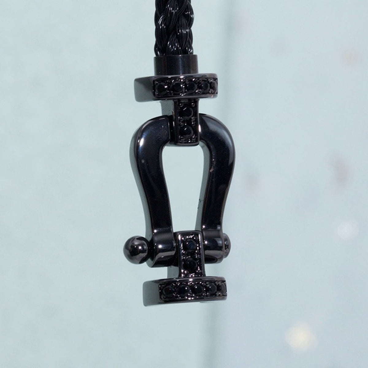 [⭐Renara]FORCE LARGE SERIES HORSESHOE BLACK SAMURAI BRACELET