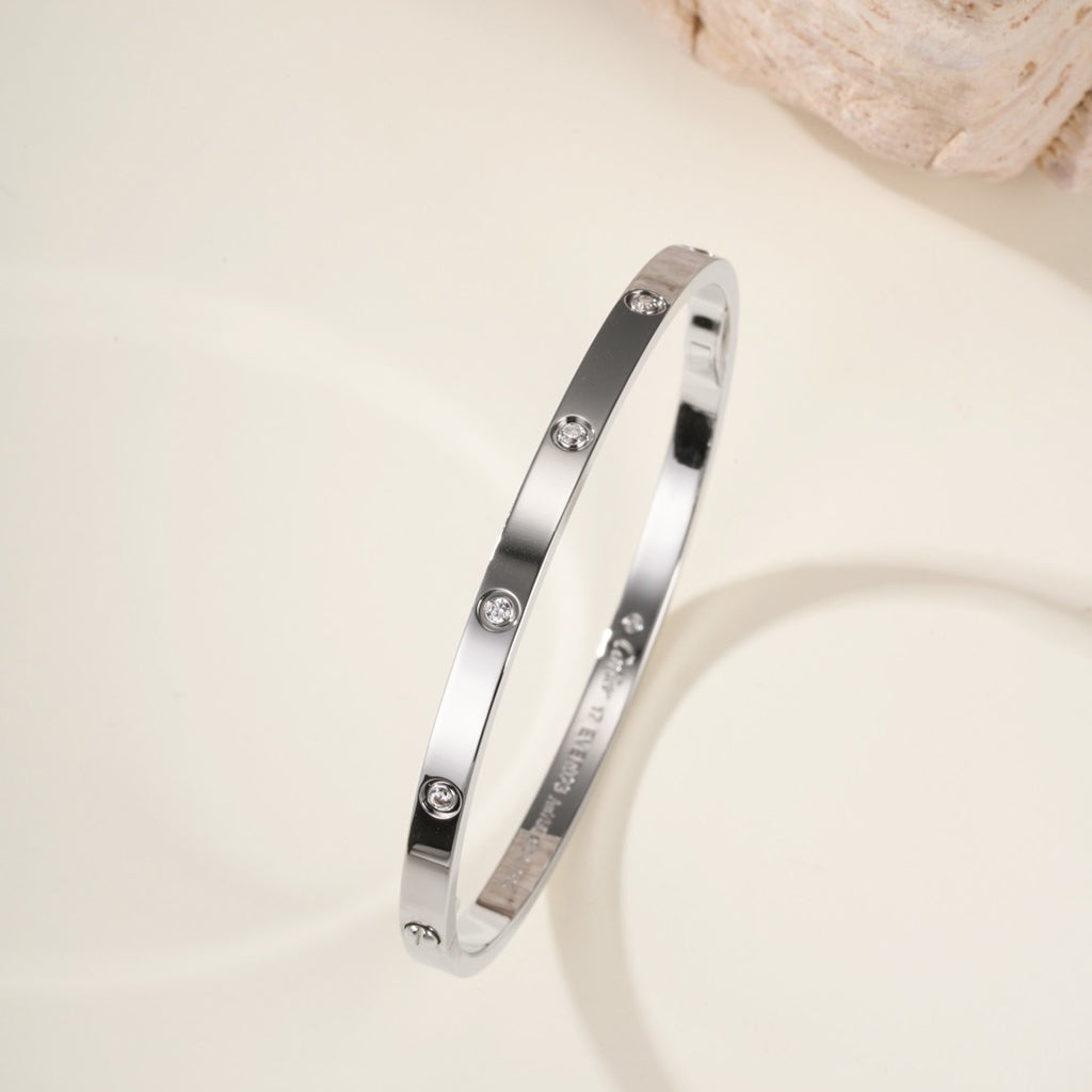 [⭐Renara]LOVE BRACELET 3.65MM 10 DIAMONDS