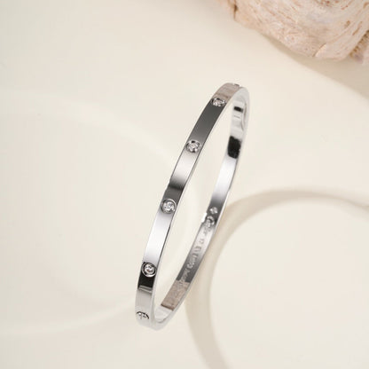 [⭐Renara]LOVE BRACELET 3.65MM 10 DIAMONDS
