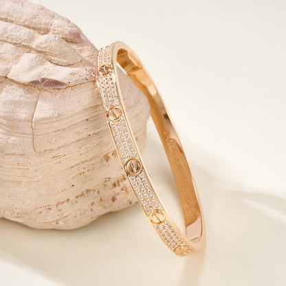 [⭐Renara]LOVE BRACELET 4.8MM DIAMOND-PAVED