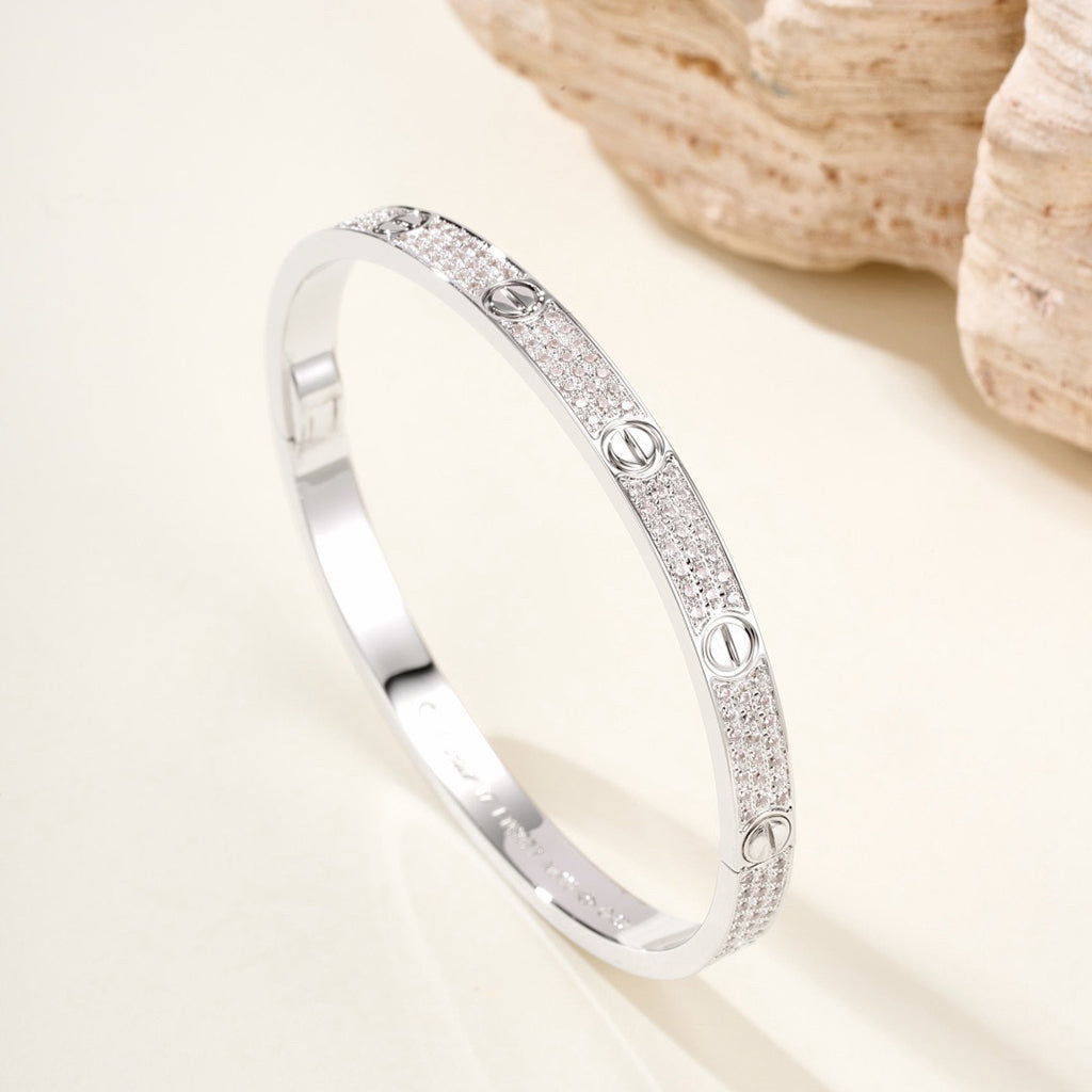 [⭐Renara]LOVE BRACELET 4.8MM DIAMOND-PAVED