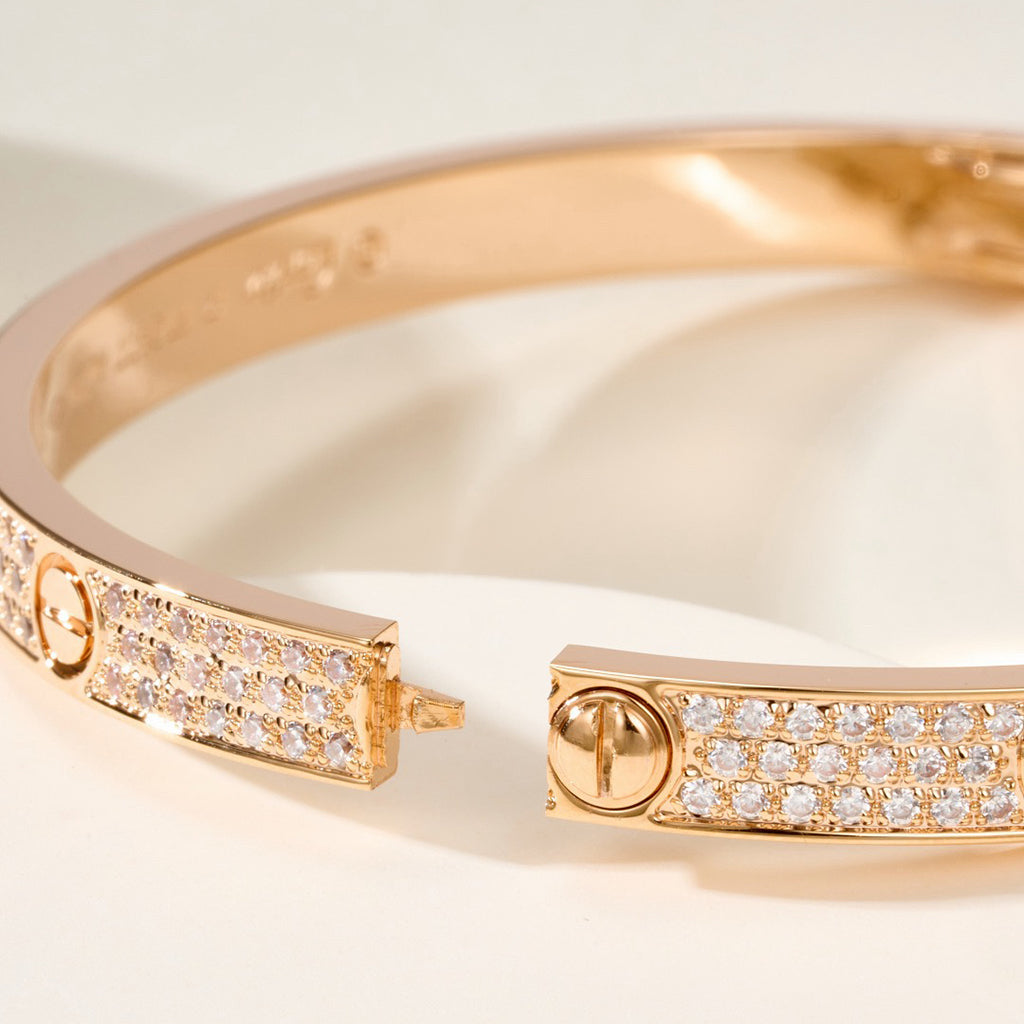 [⭐Renara]LOVE BRACELET 4.8MM DIAMOND-PAVED