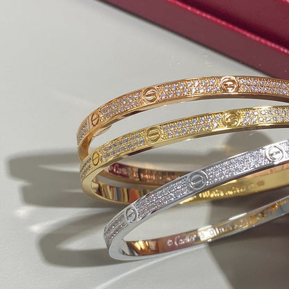 [⭐Renara]LOVE BRACELET 3.65MM DIAMOND-PAVED