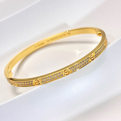 [⭐Renara]LOVE BRACELET 3.65MM DIAMOND-PAVED
