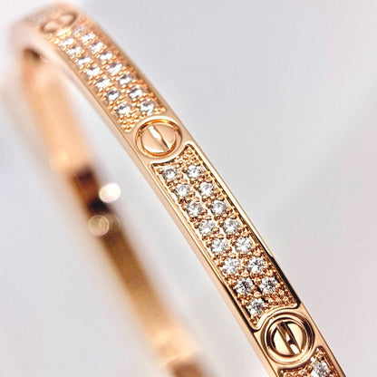 [⭐Renara]LOVE BRACELET 3.65MM DIAMOND-PAVED