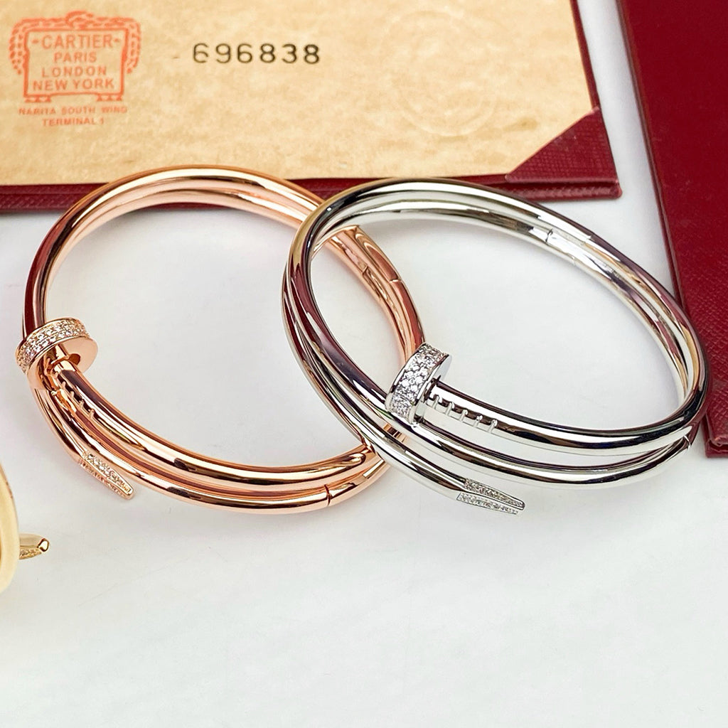 [⭐Renara]JUSTE BRACELET 3.5MM DOUBLE ROW DIAMOND