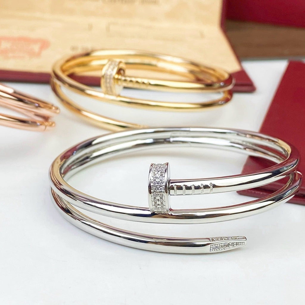 [⭐Renara]JUSTE BRACELET 3.5MM DOUBLE ROW DIAMOND