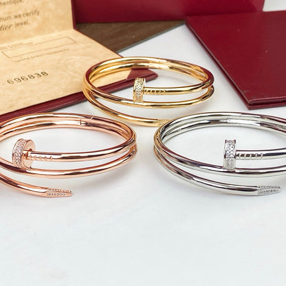 [⭐Renara]JUSTE BRACELET 3.5MM DOUBLE ROW DIAMOND