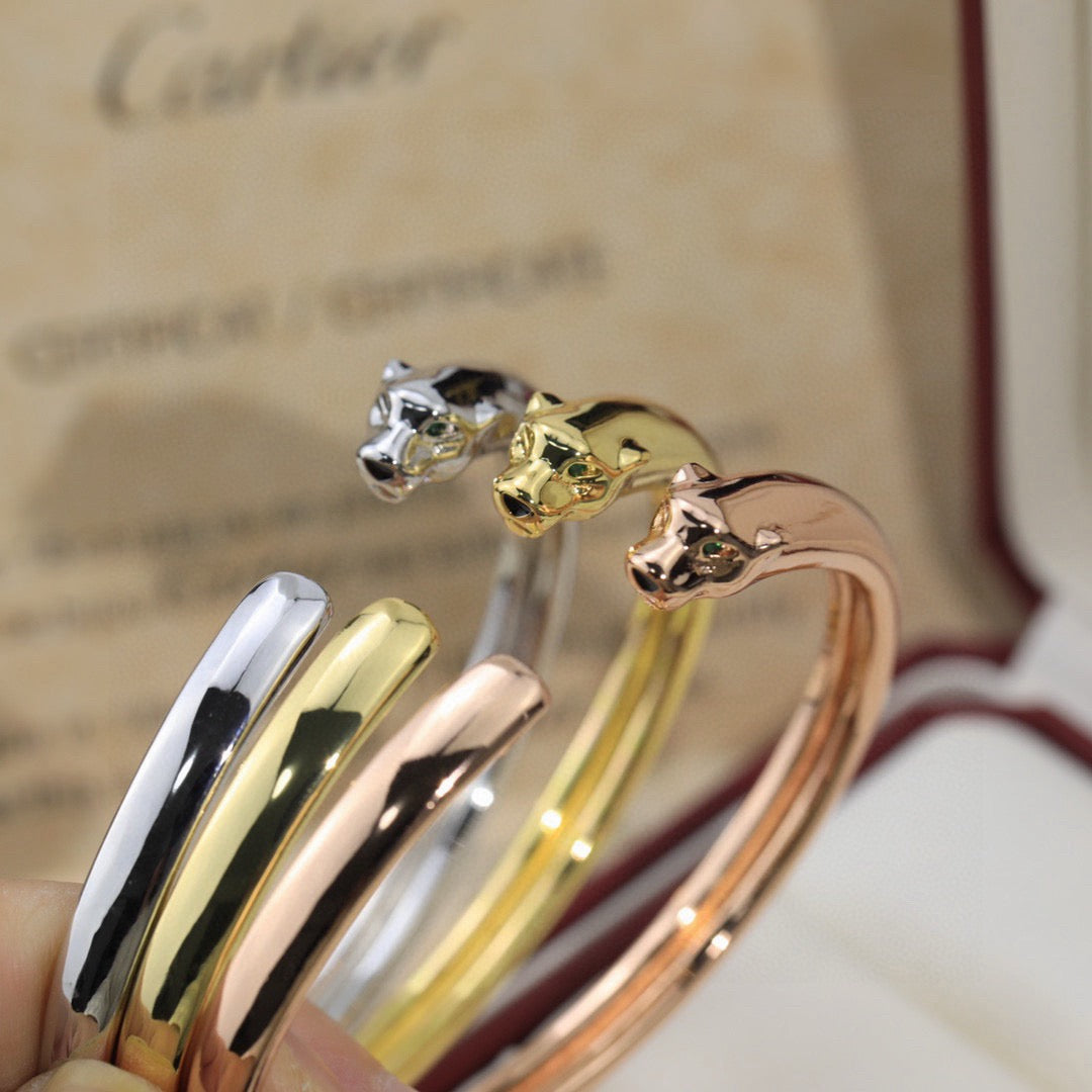 [⭐Renara]PANTHERE OPEN BRACELET