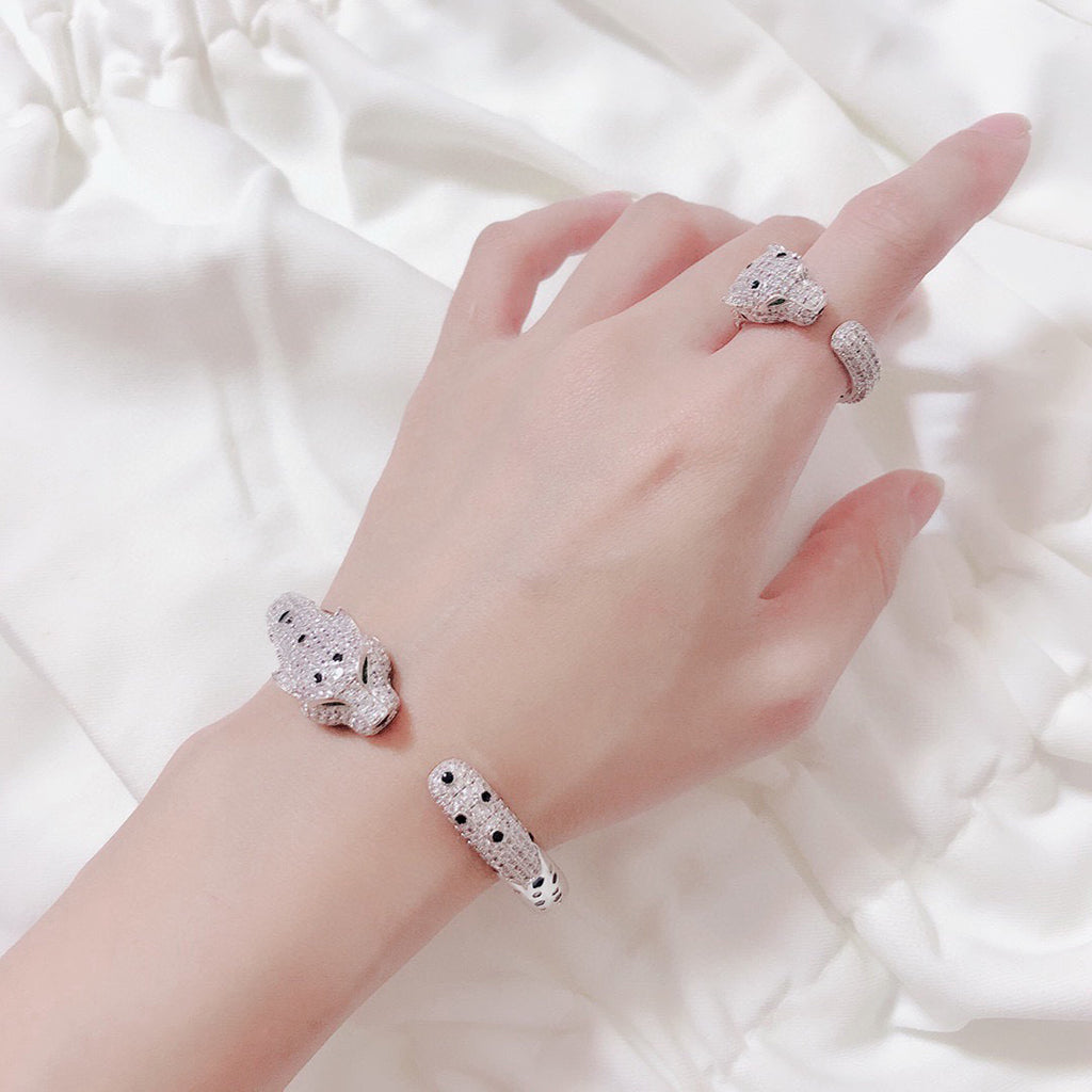 [⭐Renara]PANTHERE BIG BRACELET DIAMONDS