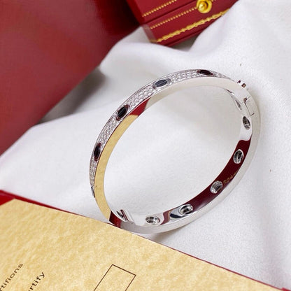 [⭐Renara]LOVE BRACELET 6.1MM DIAMOND-PAVED CERAMIC