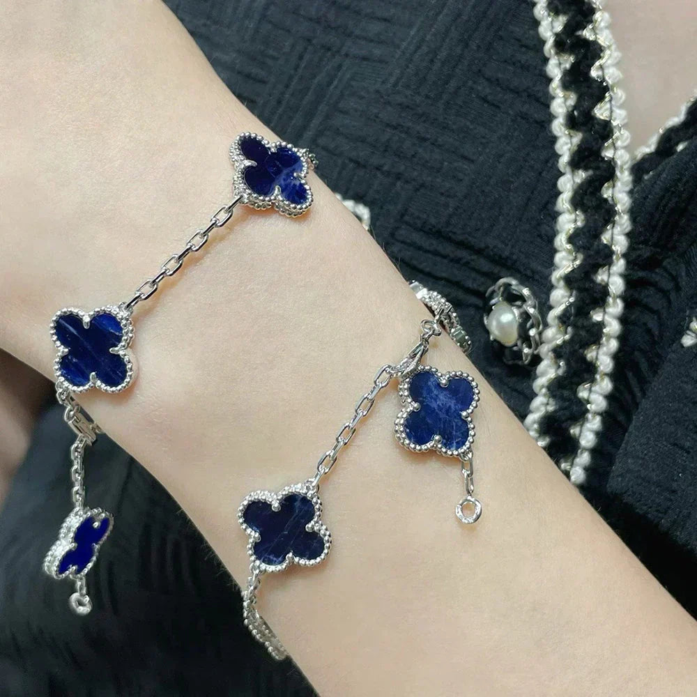 [⭐Renara]CLOVER 5 MOTIF PIETERSITE BRACELET COLLECTION