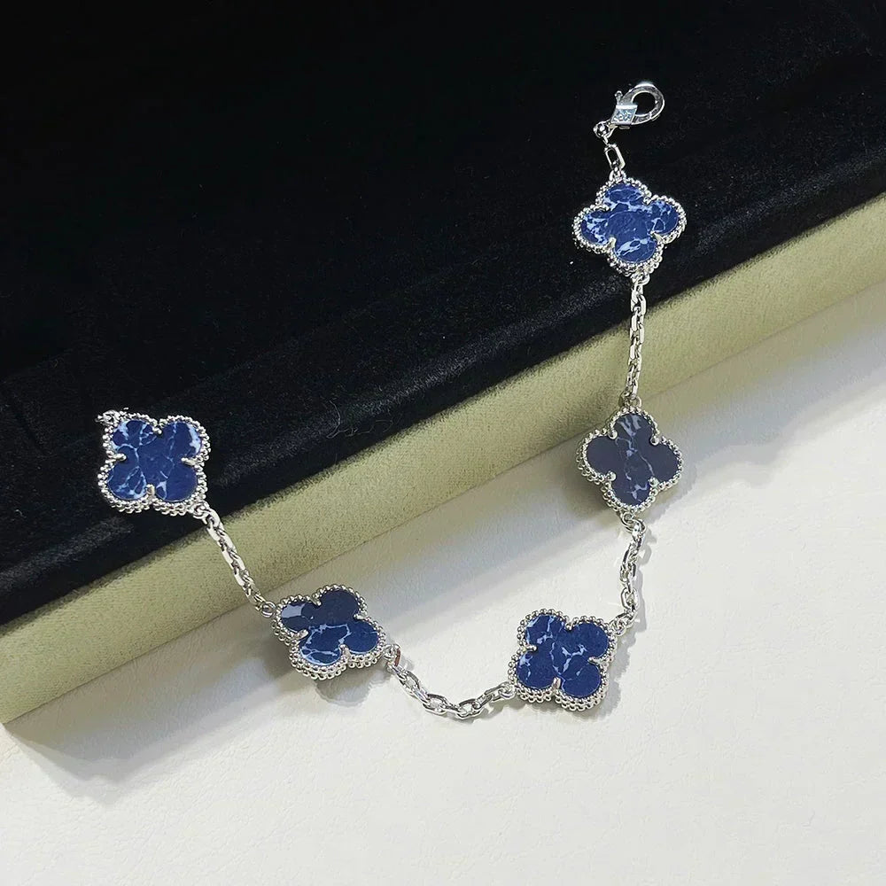[⭐Renara]CLOVER 5 MOTIF PIETERSITE BRACELET COLLECTION